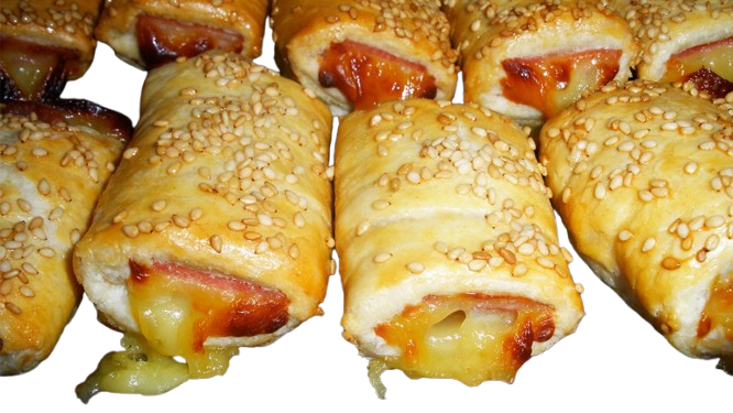 Taco Jamon con Queso